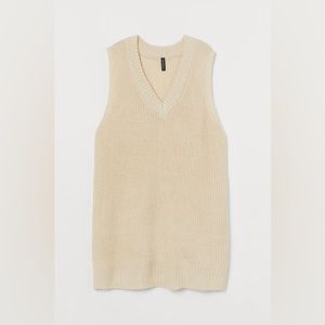 NWOT H&M Oversized Sweater Vest Dress